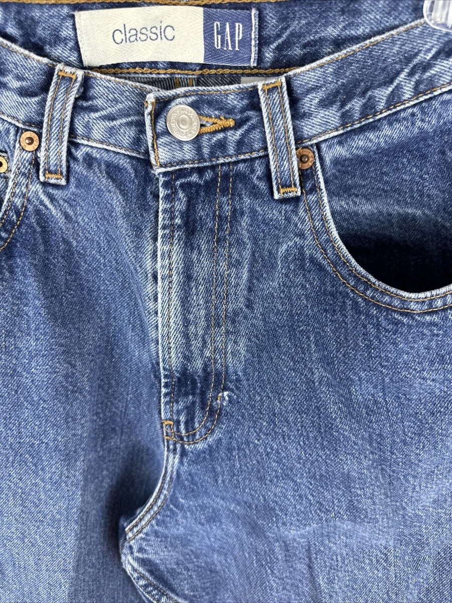 90年代OLD GAP VTG 90s Gap Classic Fit High Rise Jeans Size 8 Measures 28 x