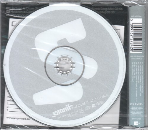 Sonnit CD-SINGLE HEAVEN IS CLOSE ( NEU / OVP ) INKL. BONUS VIDEO TRACK - Bild 2 von 2