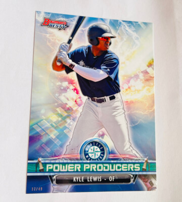2018 Bowman's Best Power Producers 5x7 Jumbo Kyle Lewis Mariners PPKL /49