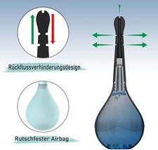 Anal Vaginal Bulb Douche Colonic Irrigation Enema Bag Cleaner Silicone Kit 150ml