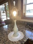Vintage ALADDIN Alacite Electric Rose Table Lamp -25” To Top Of Finial — photo 1