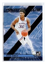Ochai Agbaji 2022 Chronicles Donruss DP's Power Formulas BLACK 🏀 Kansas 