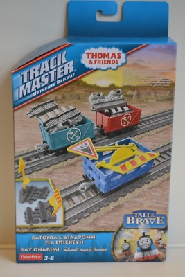 Fisher-Price  TrackMaster  Thomas&Friends   Gleisbaustelle + drei Waggons  BDP02