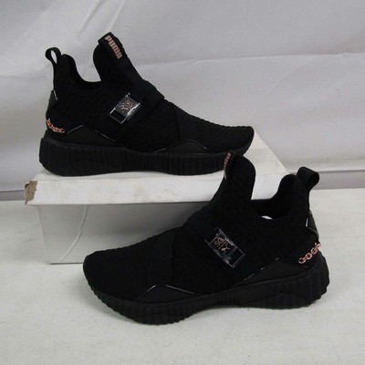 puma defy mid rose gold