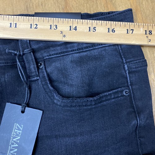 NWT Zenana Flare Jean 34 Black Tall High Waisted 34x34 - Picture 6 of 11