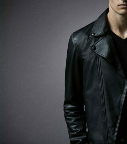 NEW Massimo Dutti キルト裏地付きナッパレザージャケット M MASSIMO シングルライダースジャケット ナッパレザー ブラック