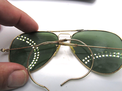 Rayban B&L RAY-BAN USA 1/10 12K GF Aviator Sunglasses Frame Rayban B&L RAY-BAN USA 1/10 12K GF Aviator Sunglasses Frame