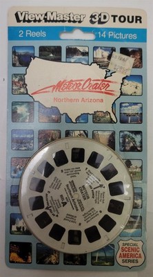 View-Master 3D Tour - Meteor Crater Northern Arizona 2 Reels 14 Pictures Sealed