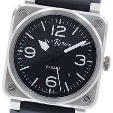 Orologio Uomo Automatico Bell&Ross Aviation BR03-92 Data Quadrante Nero_945470