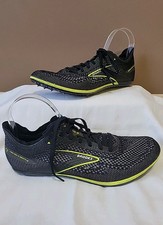 Brooks ELMN8 6 Unisex Running Shoes Men  s Size 9.5D Spikes Black 1000401D013