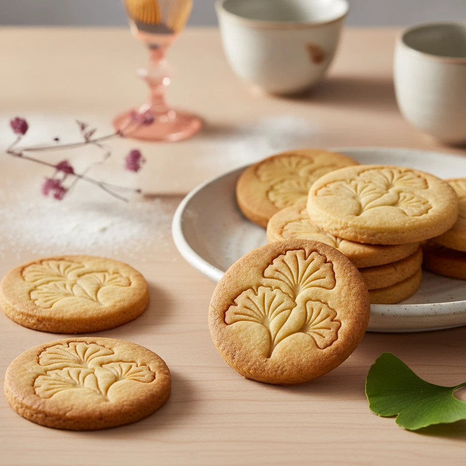 Ginkgo Leaves Cookie Cutter - garden gingko Japanese tea ceremony plant wellness - Image 2 of 4