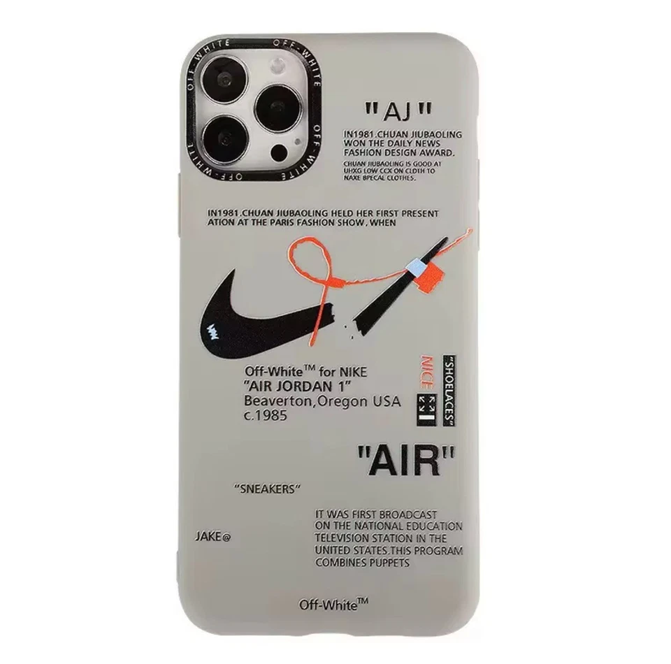 Off - White Nike Air Jordan iPhone Cases "AJ" - Image 3 of 4