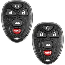 Keyless Entry Remote Control Car Key Fob Replacement for Black Pack of 2 