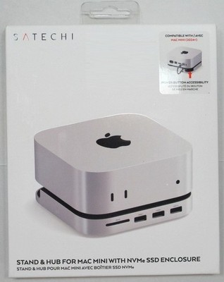 Stand & hub for Mac Mini with NVMe SSD enclosure. Free shipment