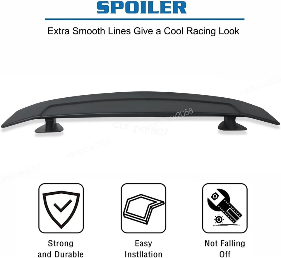 Matte 46" Rear Trunk Spoiler Wing Lip For Mercedes Benz W177 W118 CLA 45 35 AMG Foto 4 de 4