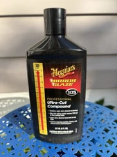 Meguiar's M10508 Mirror Glaze Ultra-Cut Compound, 8 Fluid Ounces, 1 Pack
