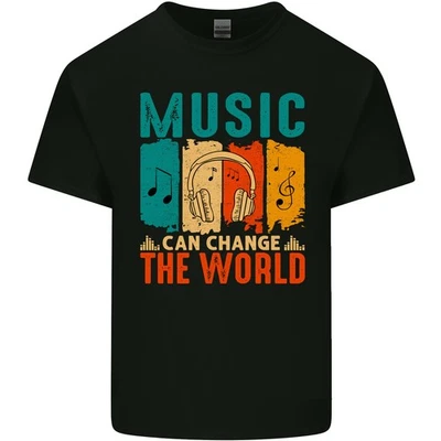 La Musique Peut Changer Le Monde T-Shirt En Coton Léger Pour Hommes - Photo 1/4