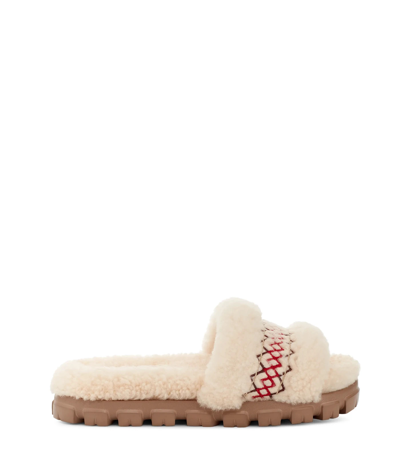 UGG Cozetta UGG Braid Slippers Women's Soft Sheepskin Slide Sandals
