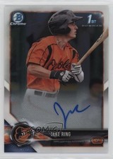 2018 Bowman Chrome Prospect Auto Jake Ring #CPA-JRI Auto 4f5