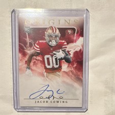 2024 Panini Origins Jacob Cowing San Francisco 49ers Rookie Auto #RAU-JCO NFL