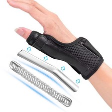 Thumb Brace,Thumb Spica Splint, Adjustable Breathable Wrist L, Black