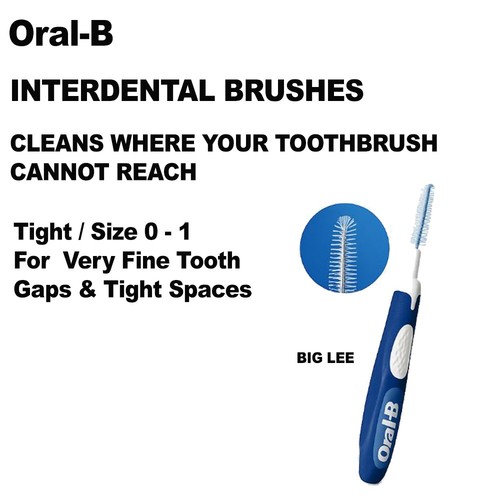 Oral-B Interdental Brushes Oral Care Tight Size 0-1 20 Pieces x 4 Pack - Picture 3 of 3