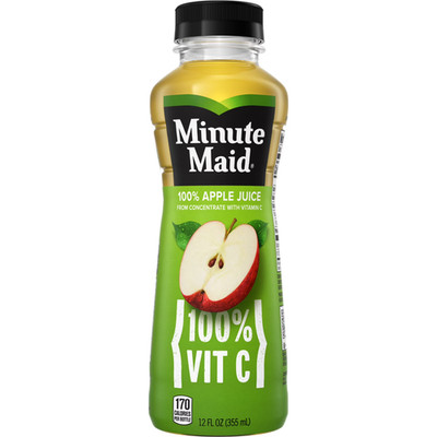 MINUTE MAID JUICE APPLE 12 oz 24 pack