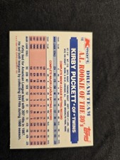 1989 Topps Kmart Dream Team - Kirby Puckett #16