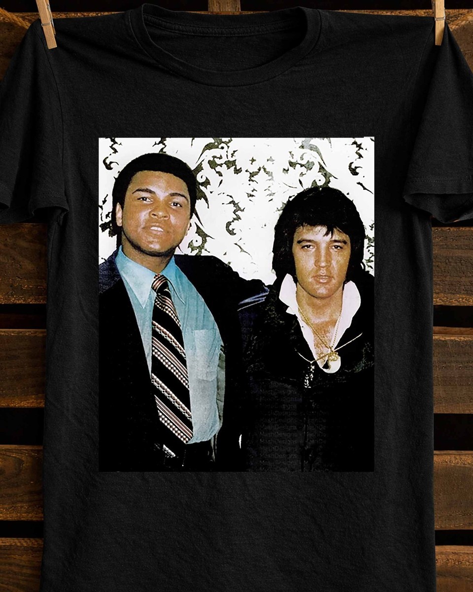 Elvis Presley T-Shirt- Elvis Presley and Muhammad Ali classic T