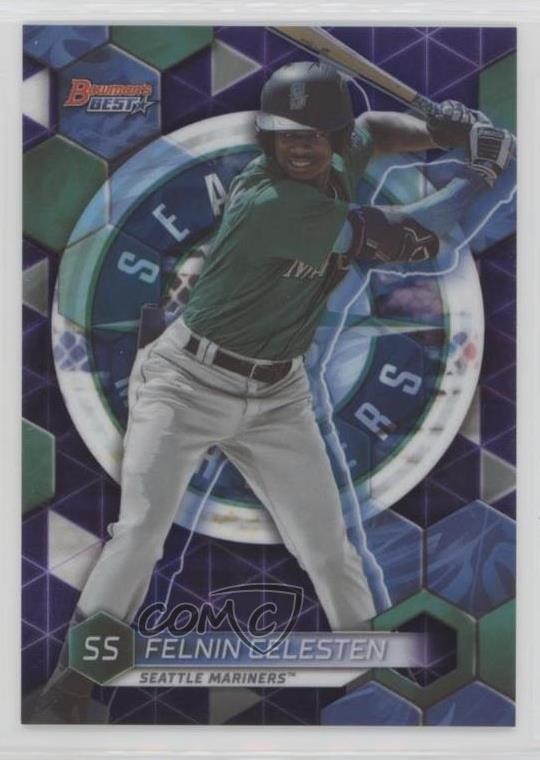 2023 Bowman's Best Top Prospects Purple Refractor 230/250 Felnin Celesten 4h2