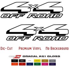 2x 4x4 Off Road Sticker Vinyl Decal - Truck Bed Side F150 Super Duty Fx4 Car 2x 4x4 Off Road Sticker Vinyl Decal - Truck Bed Side F150 Super Duty Fx4 Car