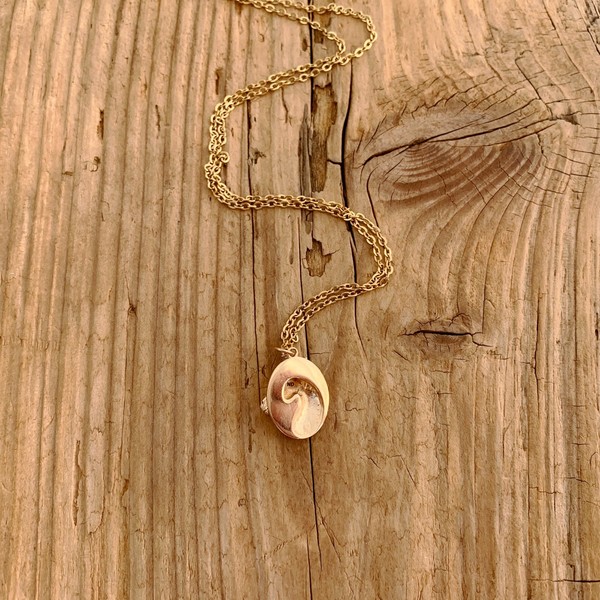 Alternate view of Dragon Head Pendant Gold Plated Oval Dnd Mythological Animal Fantasy Talisman