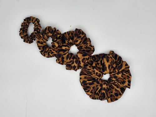 Luxuriöse grüne Ankara Scrunchies, Pferdeschwanz afrikanische Krawatte, afrikanischer Druck Scrunchie - Bild 7 von 7