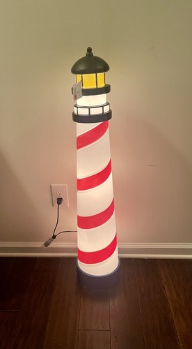 New 2025 Cracker Barrel Exclusive 40" Maritime Nautical Lighthouse Blow Mold - Bild 2 von 5
