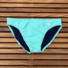 Speedo Men Blue beach diving 2" swim Brief bikini Swimwear size 30 32 34 36