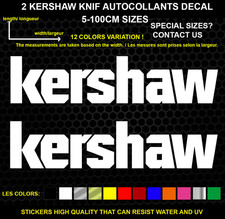 2 KERSHAW KNIF Decorative Stickers - Vehicles & Accessories, 2 Pieces