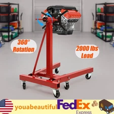 2000 lbs Folding Engine Stand Foldable Rotating Engine Holder Heavy Duty 360��