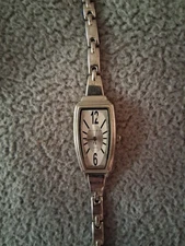 Jaclyn Smith Women's Stainless Steel Watch Rectangular Face