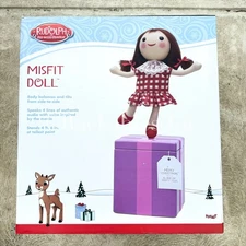 Spirit Christmas 4 Ft 6 In Misfit Doll Animatronic Rudolph the Red Nose Reindeer