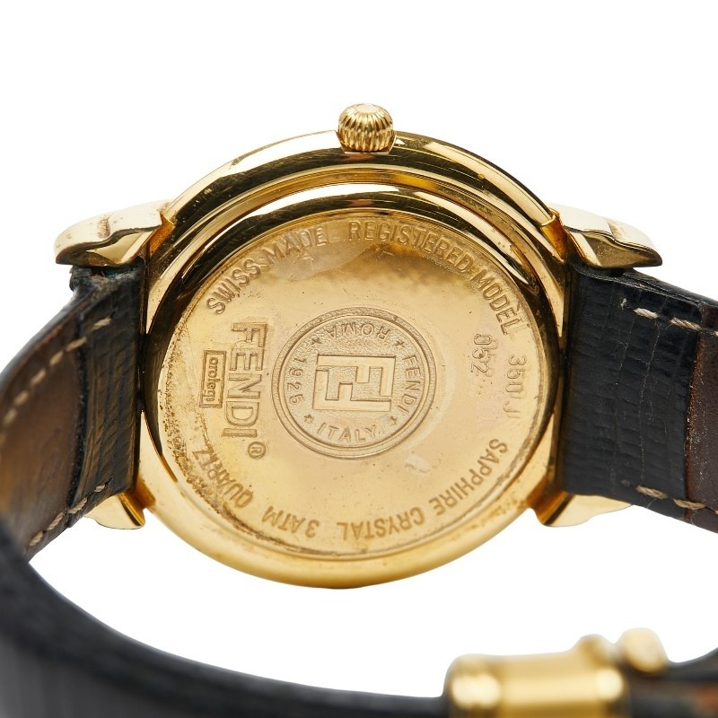 FENDI Watches 350J Quartz made in Switzerland Silver dial Women 【Used】 thumbnail 6