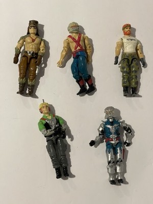 GI Joe Cobra Commander Battle Armor Figure Raptor Outback Psyche-Out Big Boa Lot