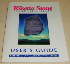 Rosetta Stone Language Library User's Guide - Fairfield Language Technologies