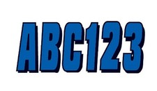 Hardline BLBLK320 Series 320 Registration Kit (Blue /Black)