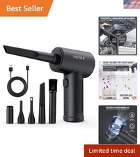 Rechargeable Air Duster with 7600mAh Battery   Ultimate 120000RPM Cleaning Power