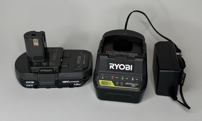 #ad #ad Genuine RYOBI PBP002 ONE 18Volt Lithium Ion 1.5 Ah Battery Charger TESTED $26.99