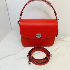 Coach Cassie 19 Crossbody Bag Red Leather CP211