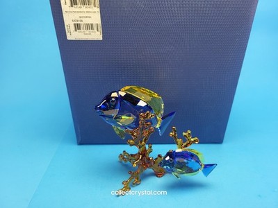 SWAROVSKI CRYSTAL PARADISE DOCTORFISH COUPLE # 5223194 DOCTOR FISH