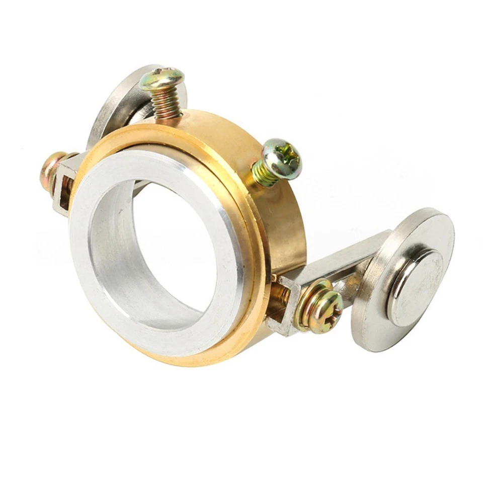 Plasma Cutting Torch Guide Wheel Rail Bracket Steel with Brass Plated Finish - Image 4 of 4