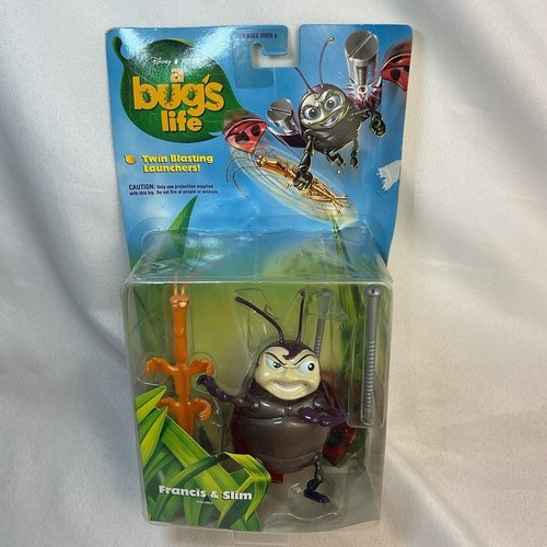 Disney Bugs Life FRANCIS and SLIM Action Figure Set 2-Pack 1998 Pixar 5-inch New - 第 2/7 張圖片
