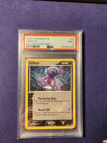Sableye graded PSA 9 for sale on eBay